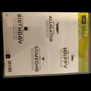 SU! See Ya Later unmounted rubber stamp set.